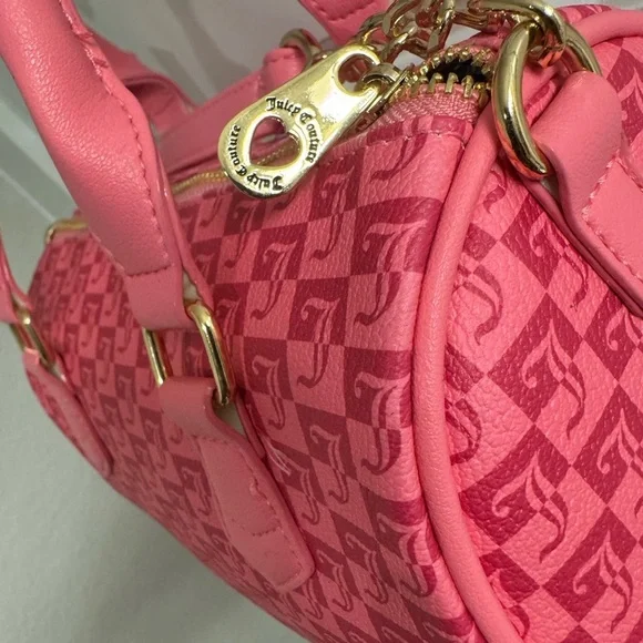 Juicy Couture pink PINK LEMONADE FAME SATCHEL and matching wallet Set - Picture 5 of 7